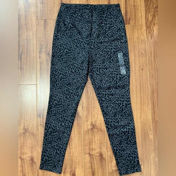 *🧡3/20$*Leopard Print Mid-Rise Stretch Leggings - Picture 2 of 3